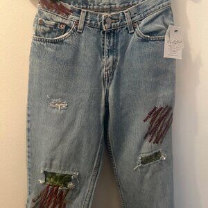Rialto Jean Project FP The Fanny Flare Patch Embroidery 517 Levi’s Bell Jean N